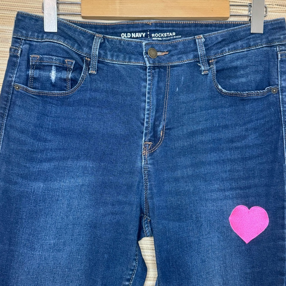 Customized Old Navy Rockstar Jeans